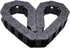 Cable Drag Chain - 1M Long Black CNC Machine Tool Cable Wire Carrier Drag Chain Nested 25mm x 38mm