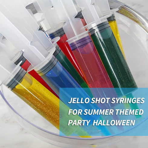 100 Pack Syringes with Tip Cap - 20ml BPA-Free Liquid Syringes for Parties and Events
