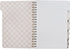 Fringe Studio Large Tab Notebook, Neutral Checks, Flexible Paperback Cover, 5 Subject, 180 Lined Pages, 7.25" x 10"