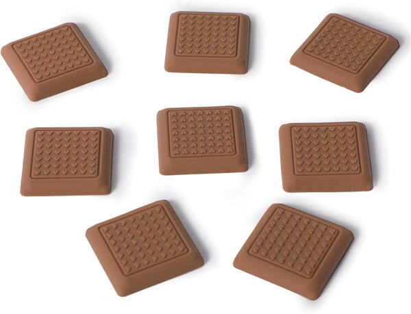 Penitue 8pcs Anti-Slip Cutting Board Pad, Adhesive Silicone Feet Shock-Absorbent & Noise Reducing