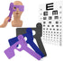 Medarchitect Ophthalmic Eye Occluder with 14 Holes for Eye Exam by Ophthalmologists, Orthoptists, and Optometrists