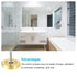 METALLIXITY Mirror Screws (25mm/0.98") 2Pcs, Decorative Brass Polished Cover Cap Nails