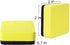 Dry Erase Erasers, 48 Pack Magnetic Whiteboard Cleansers, Small Dry Erase Eraser, Magnetic Erasers (Yellow)