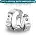 LOKMAN 50 Pack 3/4 Inch PEX Cinch Clamps - Stainless Steel Crimp Rings for PEX Tubing Pipe Fitting