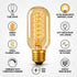 Weyolin T45 Bulb, 40W 2200K Bulb,180 E26 Base,Dimmable Bulb (4-Pack) Amber Glass Edison Incandescent, Ultra Warm White