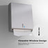 Paper Towel Dispenser Wall Mount - Multifold Trifold Paper Towel Dispensers, Large Capacity Stainless Steel Tissue