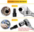 10 Pcs Screw Extractor Set, Hex Head Easy Out Bolt Extractor for Removing Broken Studs and Bolts