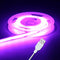 Short LED Strip Lights Purple 5V USB Not Dimmable Flexible COB LED