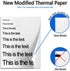 8.5 11 Inch, 100 M08F/A40 (100 Thermal Printer Paper x Sheets US Letter Size Thermal Paper, Compatible with Thermal