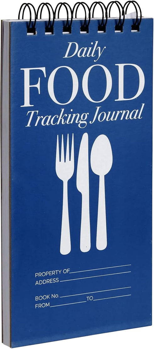 Juvale 12-Pack Food Journal for Weight Loss, 4x8 inches Daily Food Log Tracker Diary for Men, Women