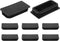 uxcell 8 Pcs Rectangle Tubing End Caps 4 x 2 Inch Plastic