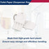 10 Pcs Toilet Paper Towel Dispenser Key, Universal Tissue Dispenser Key Replacement