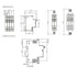 30A, 240V AC, 80V DC, 1 Pole, DIN Rail Mount Hydraulic Magnetic Circuit Breaker, Trip Curve: Medium, UL1077
