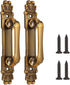 Yosoo Cabinet Door Handle - 2Pcs/Set European Style Antique Zinc Alloy Pull Handle, Cabinet Hardware
