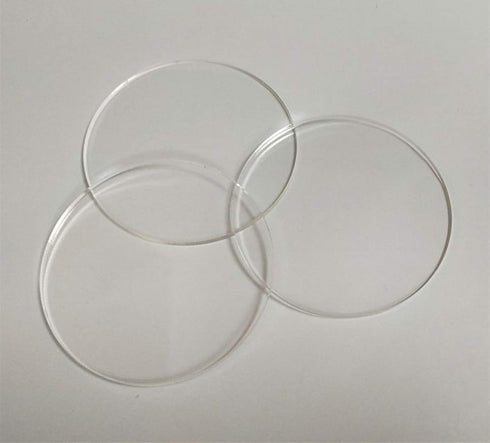 MEYA Clear Acrylic Discs, 25PCS, 1/12" Thickness (Dia 0.5")