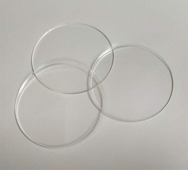 MEYA Clear Acrylic Discs, 25PCS, 1/12" Thickness (Dia 0.5")