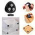Wopanxye 8 Pack 360 Self Adhesive Castor Wheels, Small Ball Casters Wheel, Swivel Mini Roller Stick-on Pulley Sticky