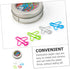 EXCEART 24pcs Plane-shaped Paper Clips, Portable File Clamp for Office Supply