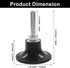 ISDVBUY 2 Pack 2 Inch 1/4" Quick Change Disc Pad Holder, Sanding Discs Holder Roll Lock Disc Pad with Shank & Hex