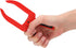 Woodworking Clamp, Spring Clamp with Long Flat Nose Plastic Fixing Clamp, 3 inch opening