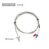 MECCANIXITY 5pcs K Type Thermocouple Temperature Sensor M6 Screw Probes 3.3ft 0 to 800°C(32 to 1472°F)