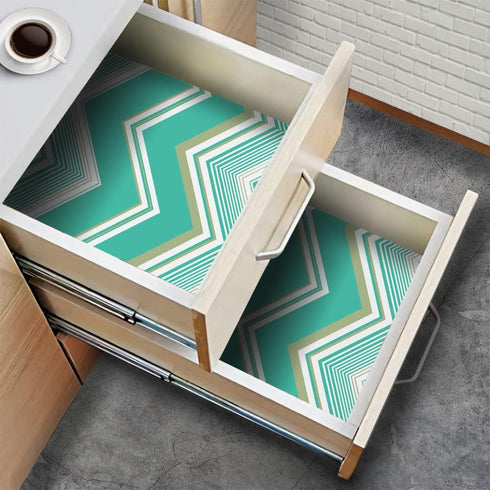 Y1332 Peel and Stick Chevron Stripe Wallpaper 17.7in x 9.8ft Vinyl Geometric Herringbone Self-Adhesive for Kids Room
