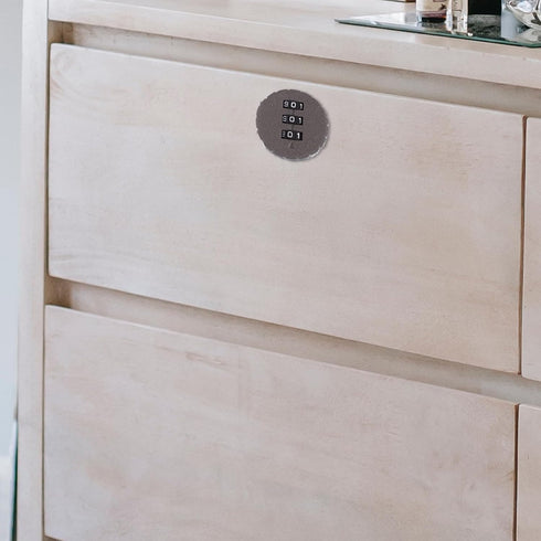 3-Digit NUOBESTY Cabinet Password Lock Drawer Lock Combination for File Cabinet Proofing Security for Office Desk Shoe