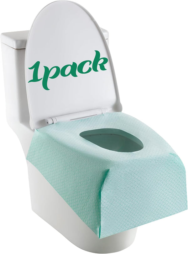 YOUSHIGUANG Toilet Seat Covers Disposable,Full Coverage Waterproof Toilet Seat Cover for Adults and