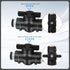 4mm Push to Connect Ball Valve Union Air Flow Control Valve Quick Connect Tube Fittings (5pack)