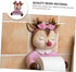 Deer-Themed Wall-Mounted Tissue Holder for Bathroom - Space-Saving Design