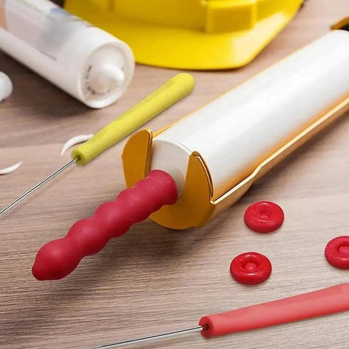 20pcs Adhesives Sealers Caulk Tip Covers Caulk Cap for Seal Caulking Tubes,Protective Cover Hardware Caulk Saver Sealer Caps Nozzle Sealant Protective Cover Throttling