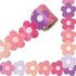 Whaline 32.8ft Preppy Hippie Flower Bulletin Board Borders - Y2K Pink Purple Die-Cut Trim for School Decor