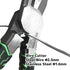 8.5" 0.1-0.37 inch (3-9.5 mm) ENGINEER Shearing Linesman Pliers Cable/Wire Cutter Blades for Electrician Work, Screw