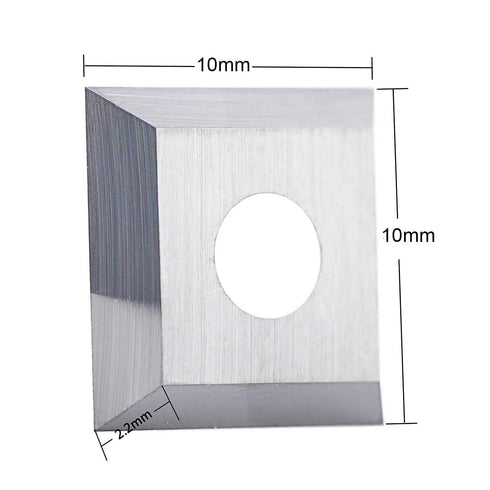 10pcs (10mmx10mm, 2.2mm 30 SpeTool Square Carbide Inserts Replacement Cutter for Surfacing Router Bit Thick), Degree