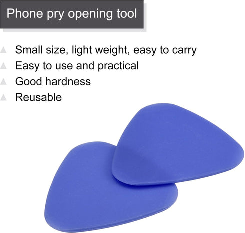 MECCANIXITY Phone Pry Opening Tools, 25pcs Dark Blue, 1mm Thick for Mobile Phone, Tablet, Laptop Repair