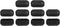 uxcell Plastic Hole Plugs, 10Pcs 50x24mm Arch Pipe Tubing End Cap, Pipe