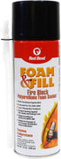 Red Devil Spray Foam & Fill Fire Block Expanding Insulation, Polyurethane Foam Sealant, 12 oz