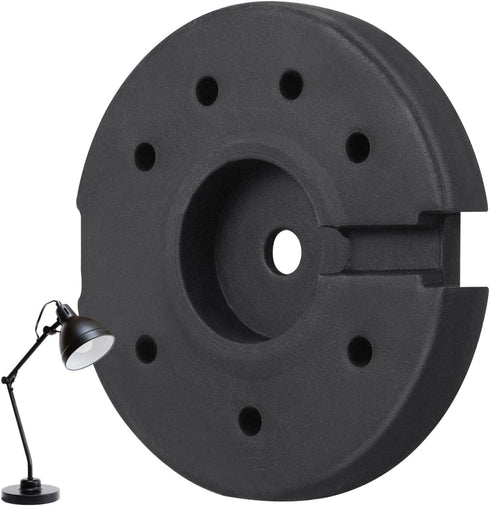 Holibanna Weighted Block Base for Floor Lamps - Sturdy Metal Counterweight for