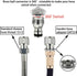Dishwasher Snap Coupling Adapter - Quick Connection for Shower Hose, Garden Hose, Sink to Hose Adapter