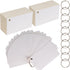 Index Cards, 600 PCS 3 x 5 Inch Punched Flash Cards with