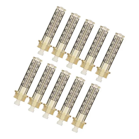 Disposable 10pcs 0.5ml Empty Ampoule - 1pc Adapter Cap Replacement Parts