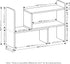 Furinno Classic Desktop Organizer Storage Rack, Adjustable Free Style Rotation Display Bookshelf, Espresso 6.7D x 23.7W