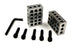 HHIP 3402-0055 1-2-3 Precision Block Set with Screws & Key, 23 Holes