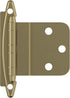 Amerock BPR3417BBZ Cabinet Hinge | 3/8 in Inset Non-Self Closing Face Mount | Golden Champagne | 1 Pair