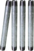 Everflow Supplies NPGL1512, 12" Long Galvanized Steel Nipple Pipe Fitting, 1-1/2" Nominal Size Diameter