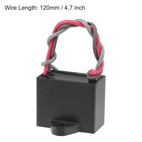 uxcell Ceiling Fan Capacitor CBB61 1.5/3uF 250V AC 3 Wires for Electric Fan Pump Motor Generator