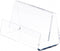 Plymor Clear Acrylic Deluxe Business Card / Postcard Holder, 3.5" W x 2.875" D x 2.125" H