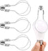 Abizarch 4Pcs Bulb Bulb Bulb Light Clip Metal Lamp Shade Holder Heavy-Duty Light Clamp Gold/Black/Silver Lamp Shade