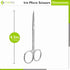 Cynamed Iris Micro Dissecting Precision Lab Scissors - Fine Point Straight, Perfect for Education & Training (Pack of