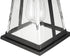 44697 1-Light Bulb Globe Electric Merle Outdoor Wall Sconce, Bronze, Clear Glass Shade, Brown, Not Included